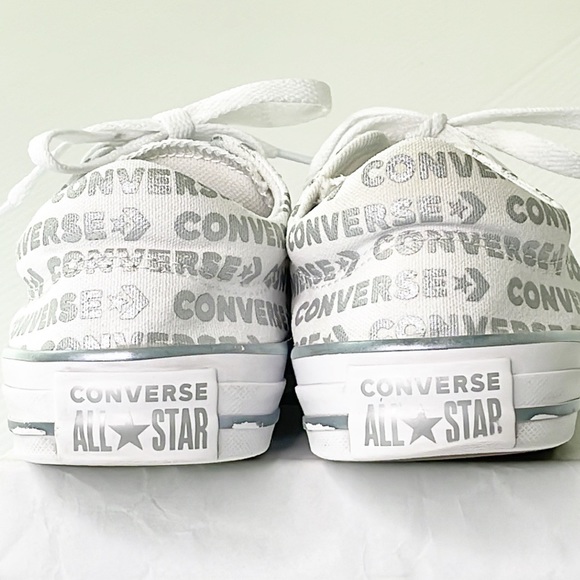 Converse White with Opalescence and Silver Accents (7) - Picture 11 of 16